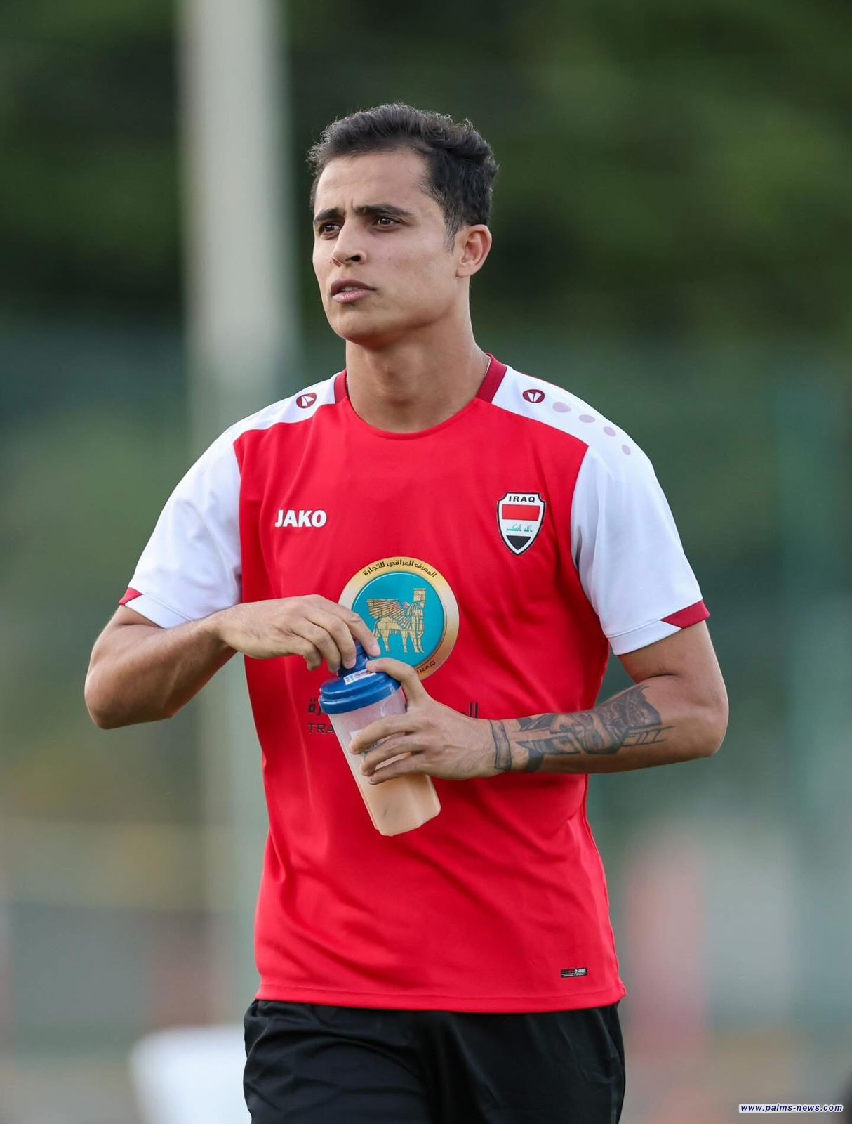 إبراهيم بايش: سنقاتل لتحقيق حلم 45 مليون عراقي وإنهاء انتظار دام 40 عاماً